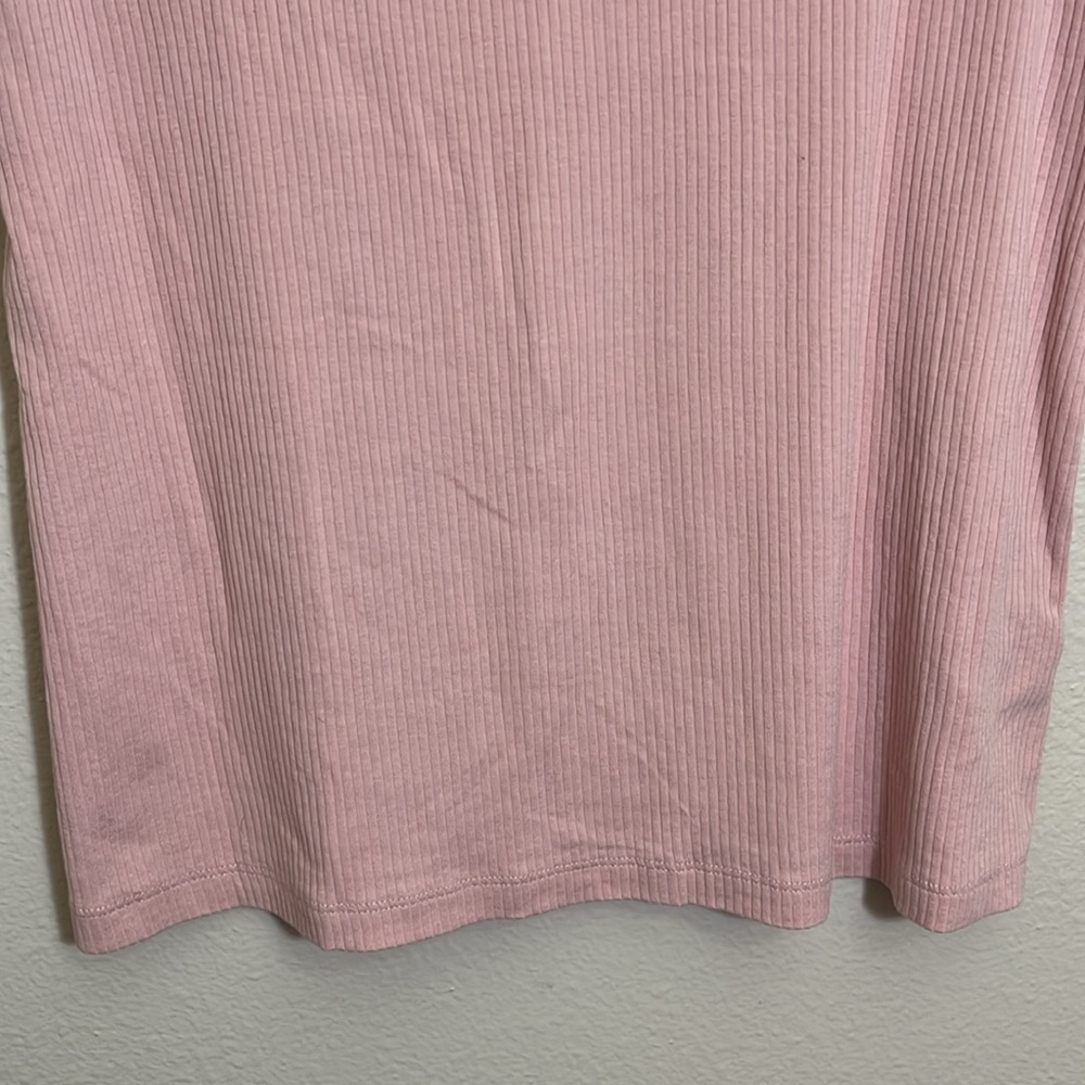 Ava & Viv Light Pink Ribbed T-Shirt - Picture 3 of 8